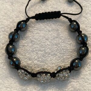 Hematite Bead Bracelet